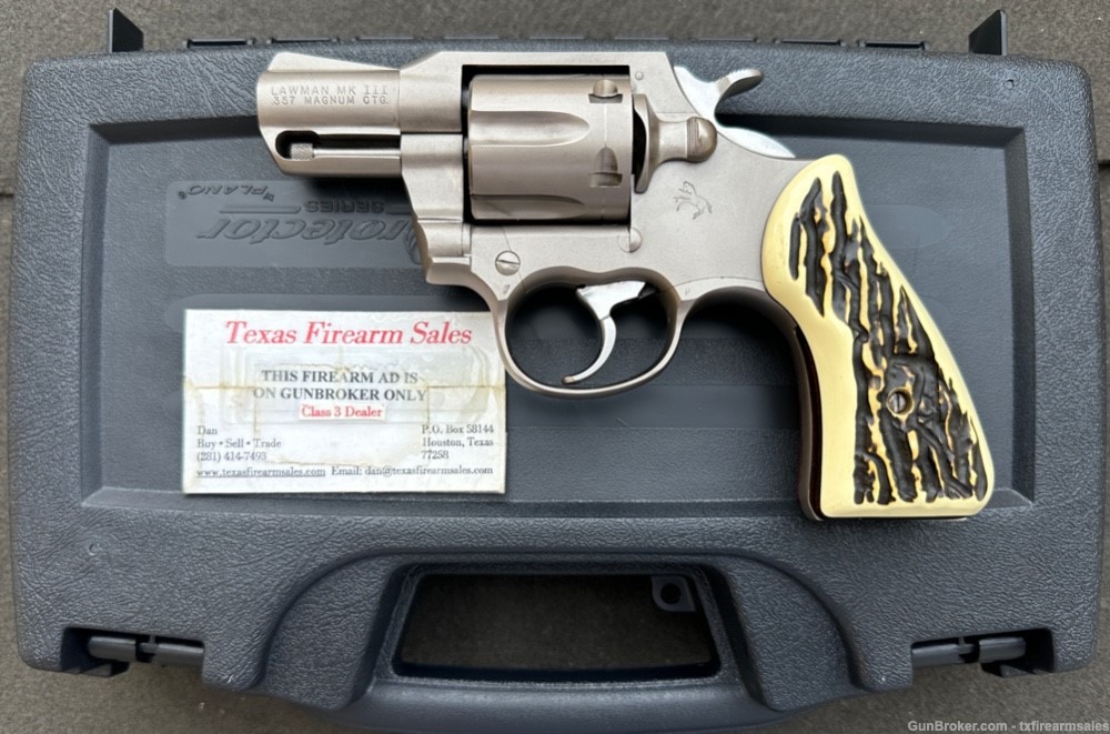 Colt Lawman Mk Iii 357 Magnum Electroless Nickel Colt Guard 2 14” Brl Revolvers At 2522