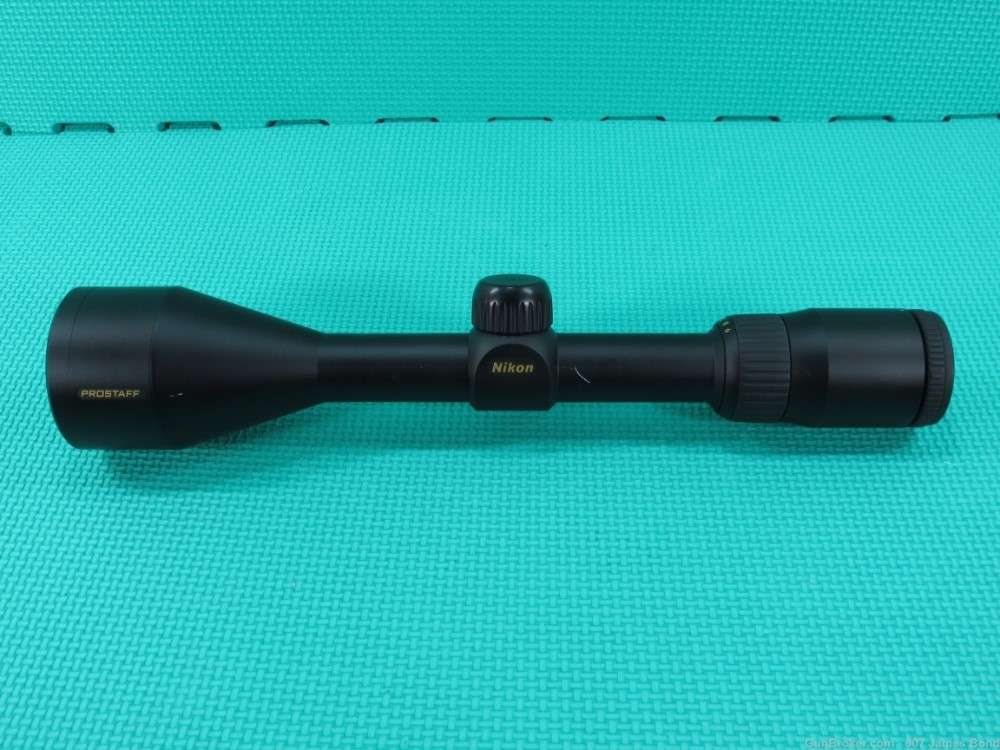 Nikon Prostaff Rifle Scope 3 9x50mm Matte Black Duplex Reticle Nice Gun Scopes At Gunbroker 5345